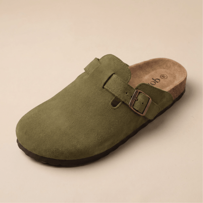 Genuine Suede Clogs by